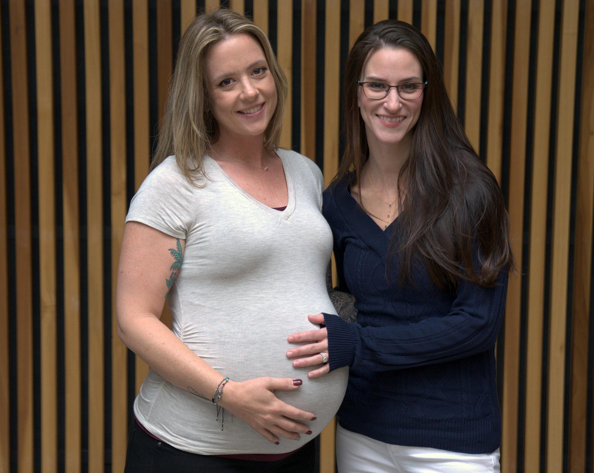 Kristy and Samantha, founder of Made in the USA Surrogacy